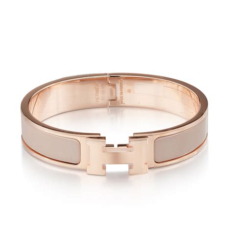 hermes clic bracelet in rose gold pm narrow|mini clic kelly bracelet Hermes.